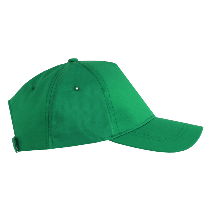 Бейсболка STAN 5 клиньев хлопок, 150, 13, Зелёный,