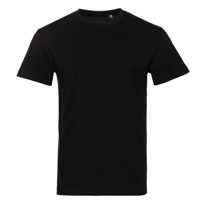 Футболка унисекс хлопок 150, 52, Чёрный,