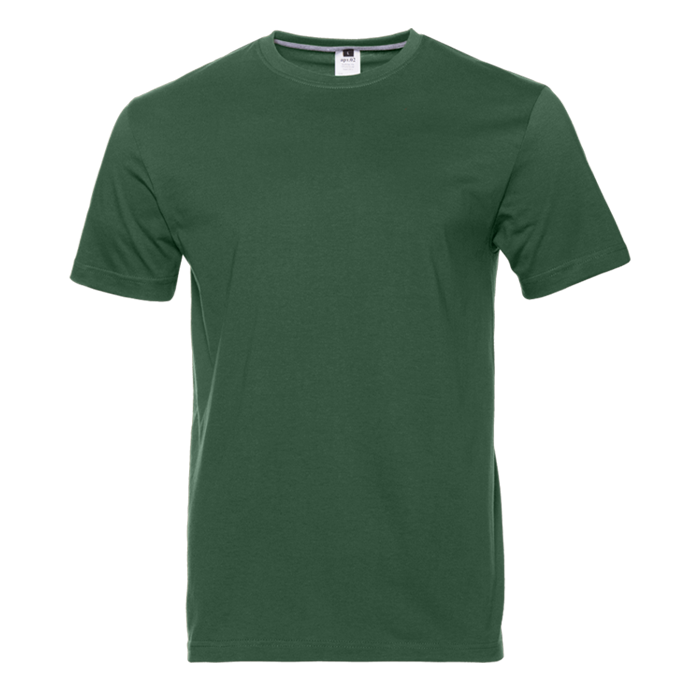 Футболка унисекс без бокового шва STAN хлопок 160, 02, Тёмно-зелёный,