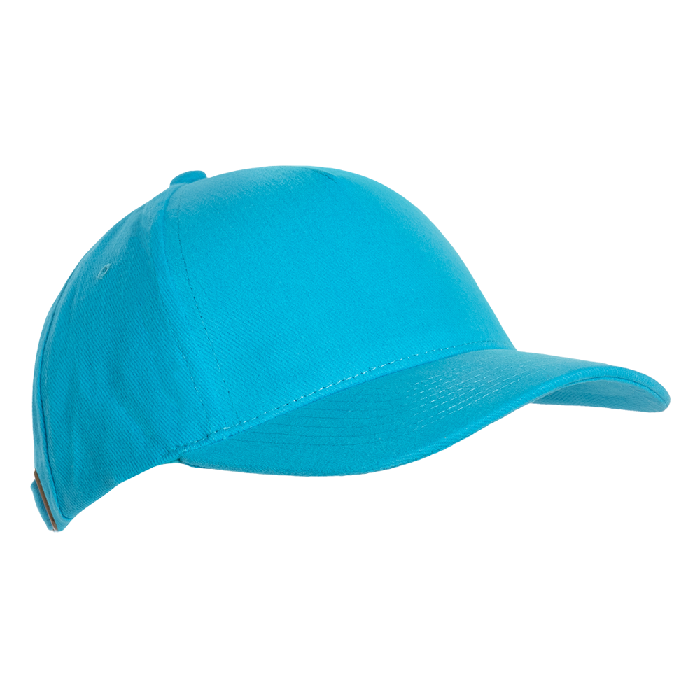 Бейсболка STAN 5 клиньев хлопок 280, 11, Бирюзовый,