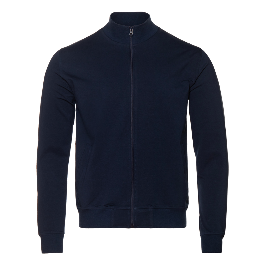 Толстовка унисекс STAN на молнии футер без начёса 245, 65, Тёмно-синий,