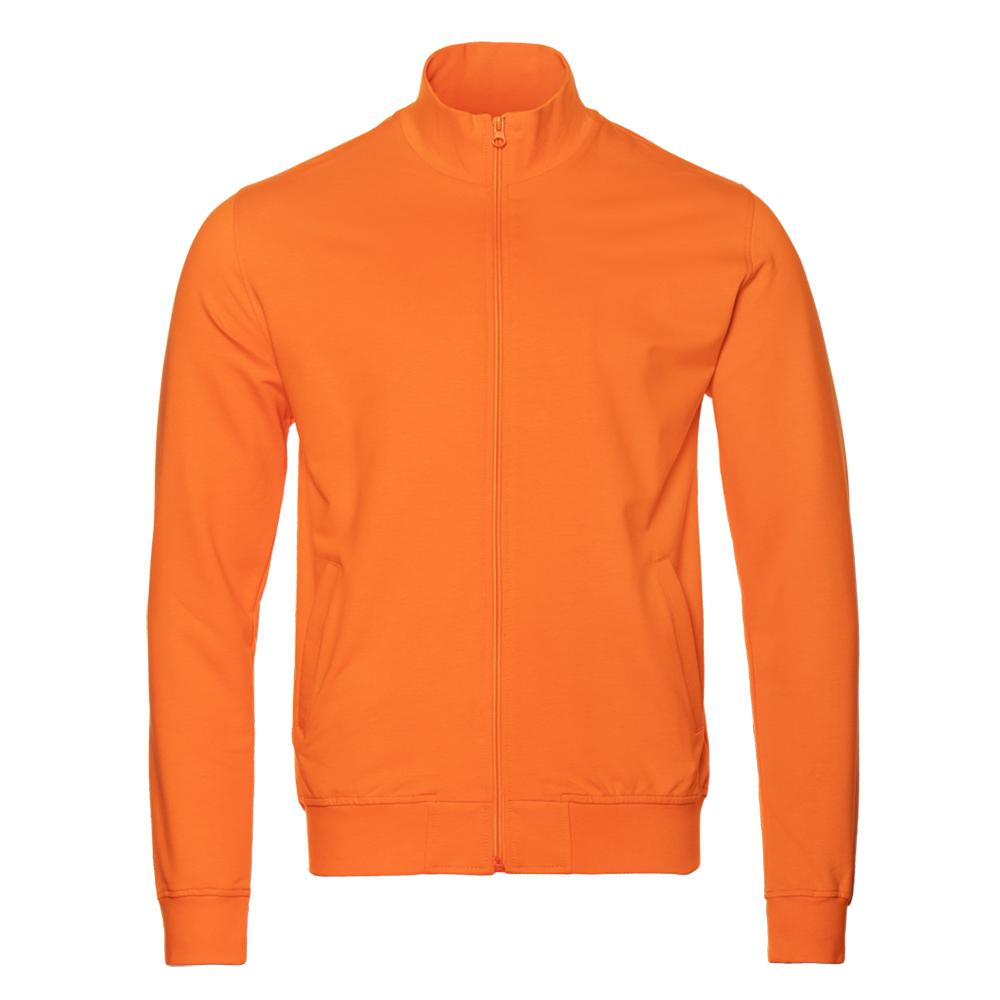 Толстовка унисекс STAN на молнии футер без начёса 245, 65, Оранжевый,