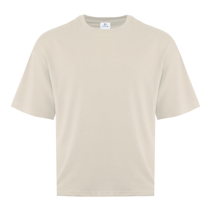 Футболка унисекс оверсайз STAN хлопок/полиэстер 260, 40, Молочный,