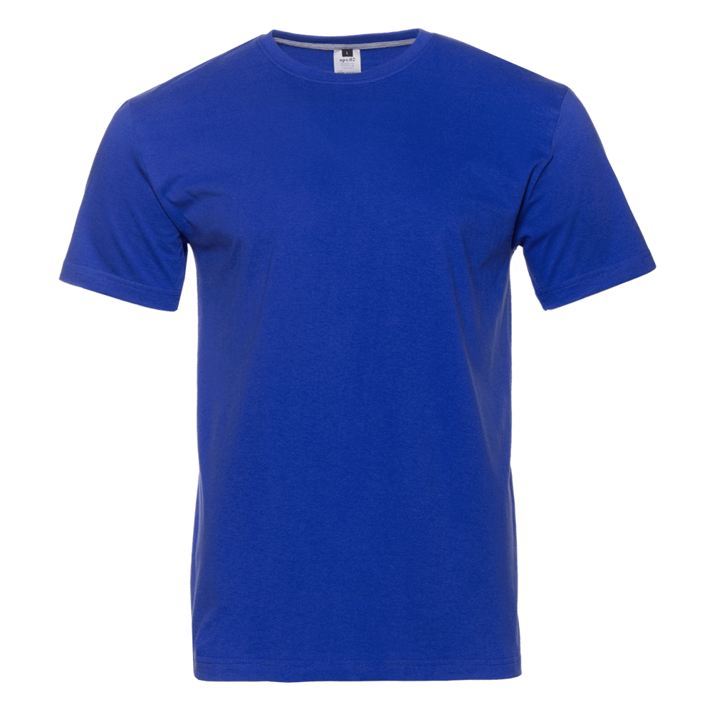 Футболка унисекс без бокового шва STAN хлопок 160, 02, Синий,