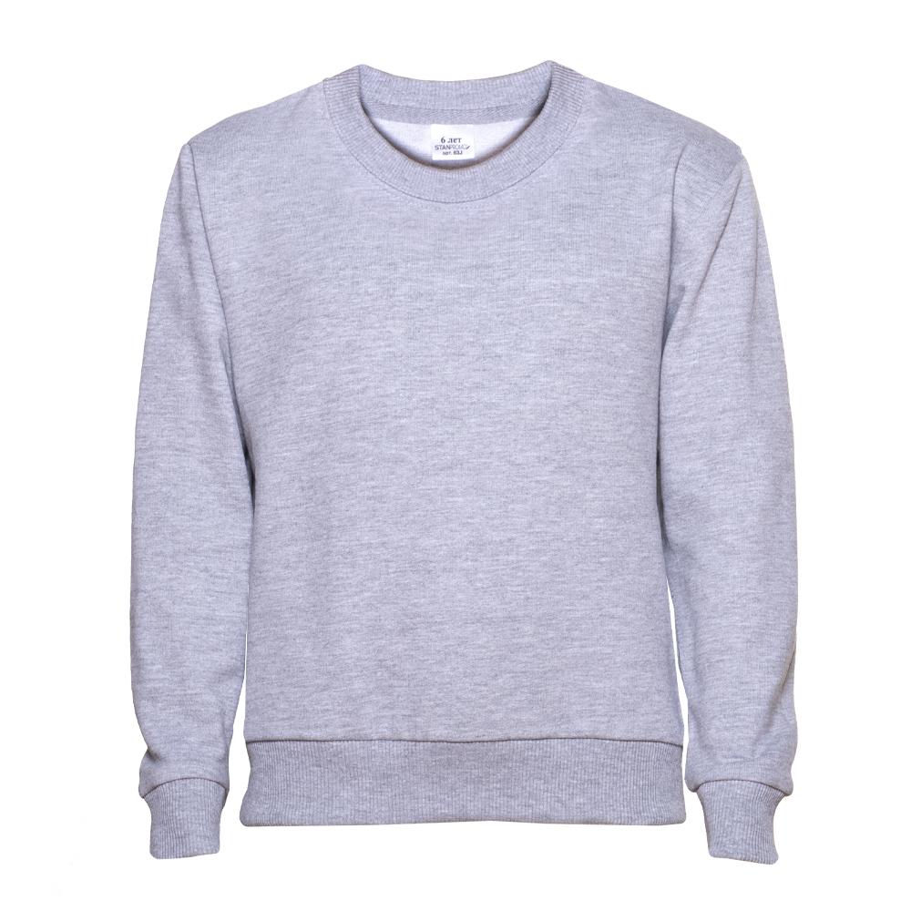 Толстовка 63J, Серый меланж,