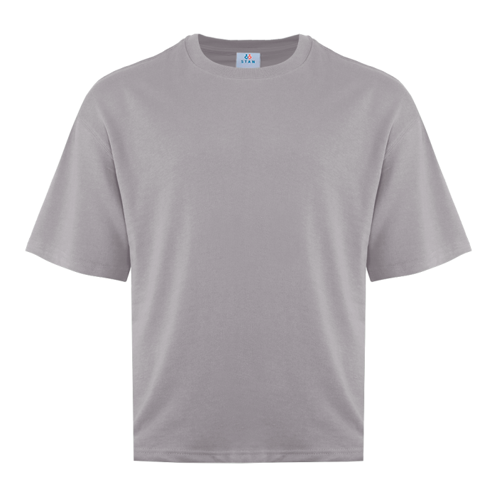Футболка унисекс оверсайз STAN хлопок/полиэстер 260, 40, Серый,