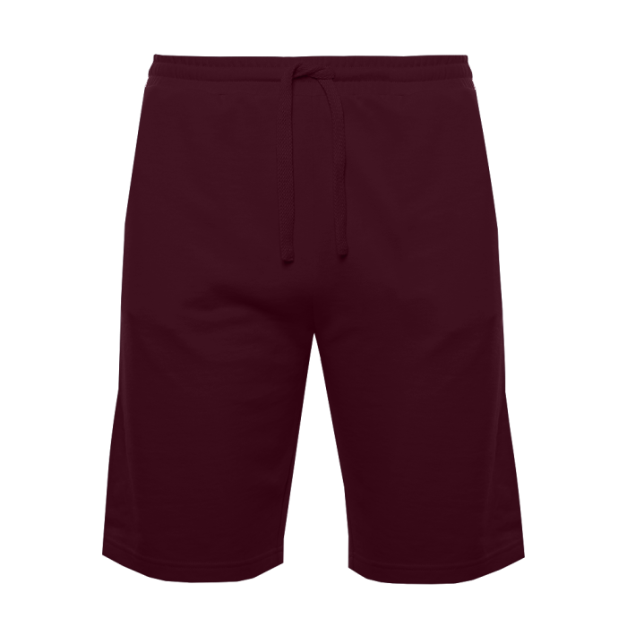 Шорты унисекс STAN футер, 260, 98, Бордовый,