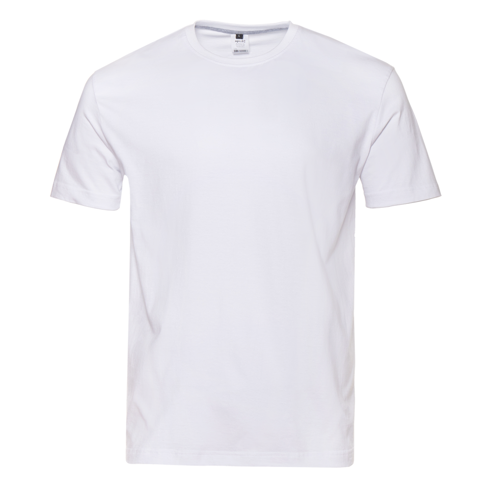 Футболка унисекс без бокового шва STAN хлопок 160, 02, Белый,