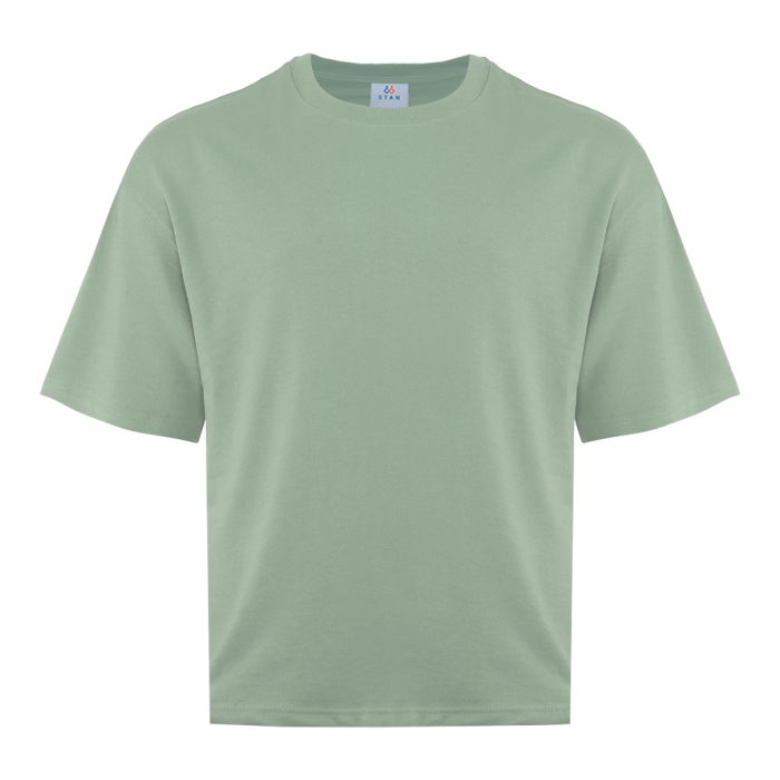 Футболка унисекс оверсайз STAN хлопок/полиэстер 260, 40, Светло-оливковый,