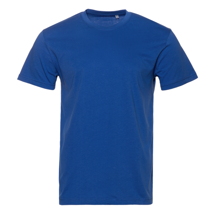 Футболка унисекс хлопок 150, 52, Синий,