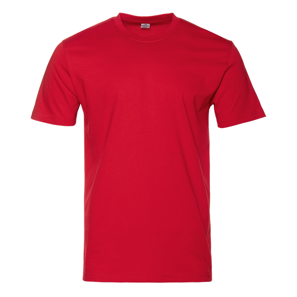 Футболка унисекс STAN хлопок 180, 08U, Красный,
