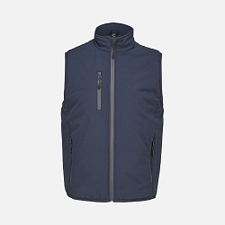 Жилет софтшелл унисекс Falcon BW, синий