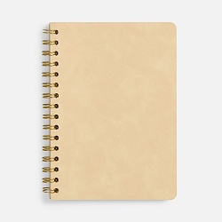 Ежедневник Spiral, недатированный, бежевый