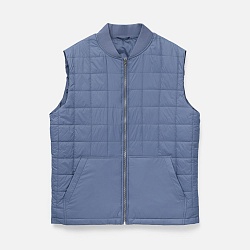 Жилет унисекс Warmbridge, синий (джинс)