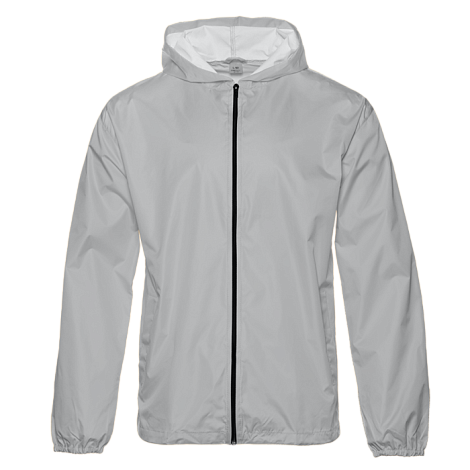 Ветровка унисекс STAN дюспо 210T, 85, 59, Светло-серый,