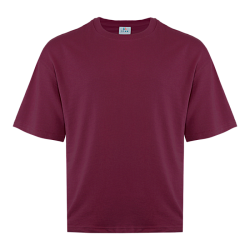 Футболка унисекс оверсайз STAN хлопок/полиэстер 260, 40, Бордовый,