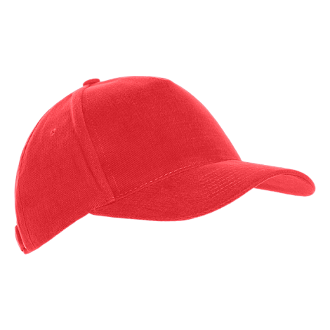 Бейсболка STAN 5 клиньев хлопок 280, 03, Красный,