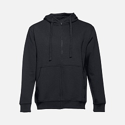 Толстовка мужская на молнии с капюшоном Amsterdam, черная