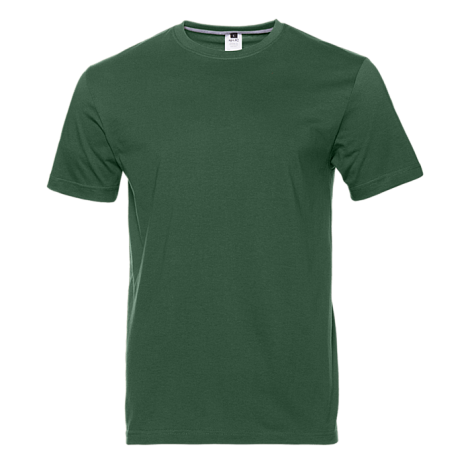 Футболка унисекс без бокового шва STAN хлопок 160, 02, Тёмно-зелёный,