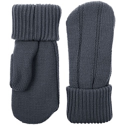 Варежки Knit Beat, темно-серые