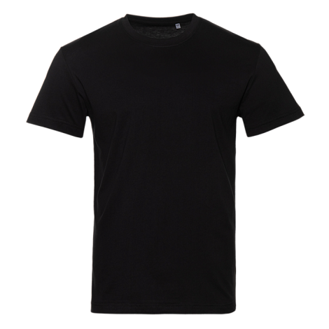 Футболка унисекс хлопок 150, 52, Чёрный,
