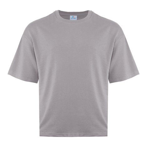 Футболка унисекс оверсайз STAN хлопок/полиэстер 260, 40, Серый,