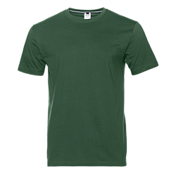Футболка унисекс без бокового шва STAN хлопок 160, 02, Тёмно-зелёный,