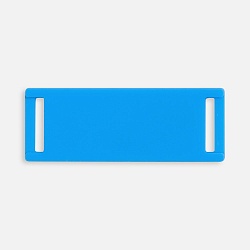 Лейбл из ПВХ Kova, голубой