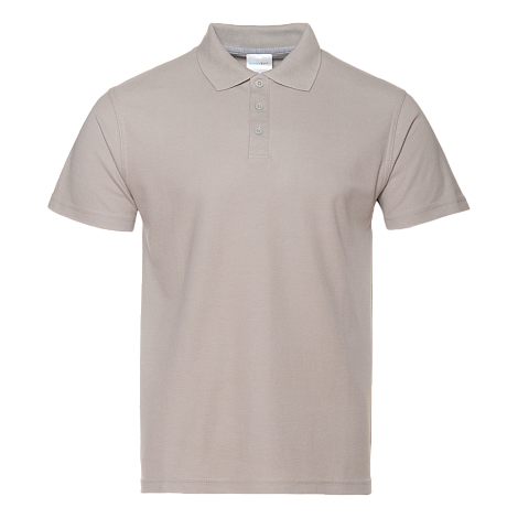 Рубашка поло мужская STAN хлопок/полиэстер 185, 104, С-серый