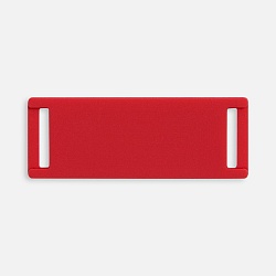 Лейбл из ПВХ Kova, красный