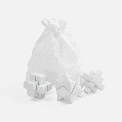 Набор из 3 головоломок Tickler Arcade, белый