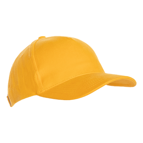 Бейсболка STAN 5 клиньев хлопок 280, 03, Жёлтый,
