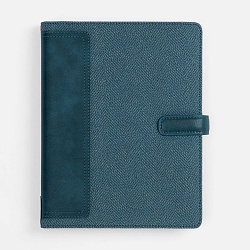 Ежедневник-органайзер Twill, недатированный, синий