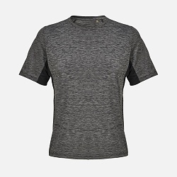 Футболка спортивная унисекс Storm, черный меланж