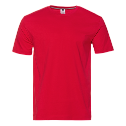 Футболка унисекс без бокового шва STAN хлопок 160, 02, Красный,