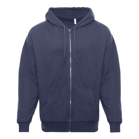 Толстовка STAN оверсайз на молнии с капюшоном футер без начёса 240, 99, Графит,