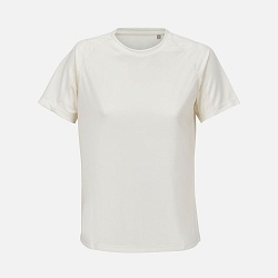 Футболка спортивная женская Vortex Women, молочно-белая