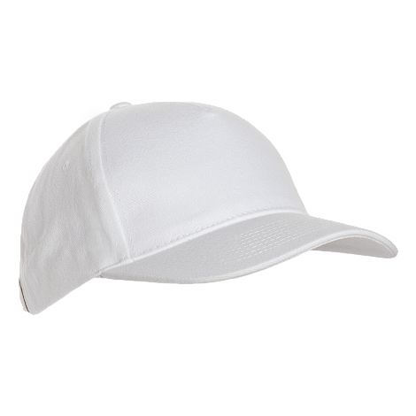 Бейсболка STAN 5 клиньев хлопок 280, 11, Белый,