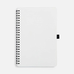 Блокнот на пружине Stone Line, белый