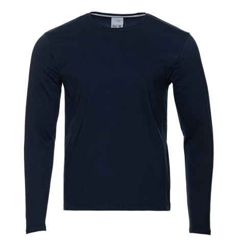 Лонгслив STAN хлопок/эластан 180, 35, Тёмно-синий,