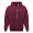 Толстовка STAN оверсайз на молнии с капюшоном футер без начёса 240, 99, Бордовый,