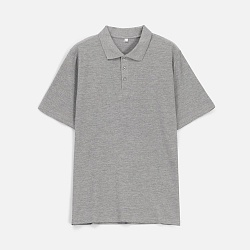 Рубашка поло унисекс Tervise, серый меланж