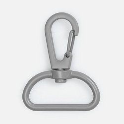 Застежка-карабин Snap Hook, L, серая