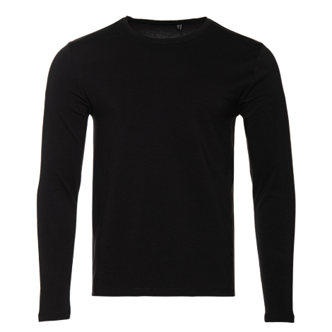 Лонгслив STAN хлопок/эластан 180, 35, Чёрный,