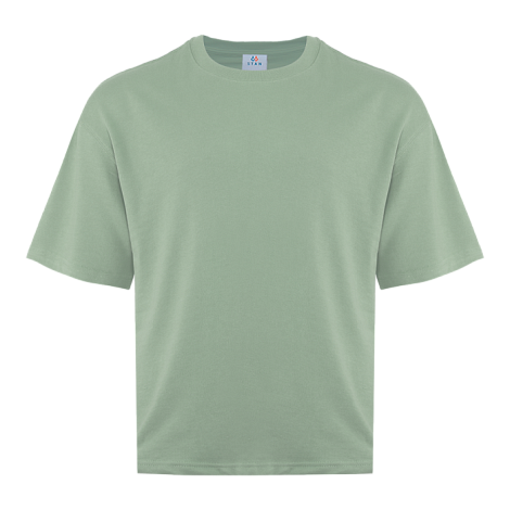 Футболка унисекс оверсайз STAN хлопок/полиэстер 260, 40, Светло-оливковый,