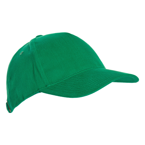 Бейсболка STAN 5 клиньев хлопок 280, 11, Зелёный,