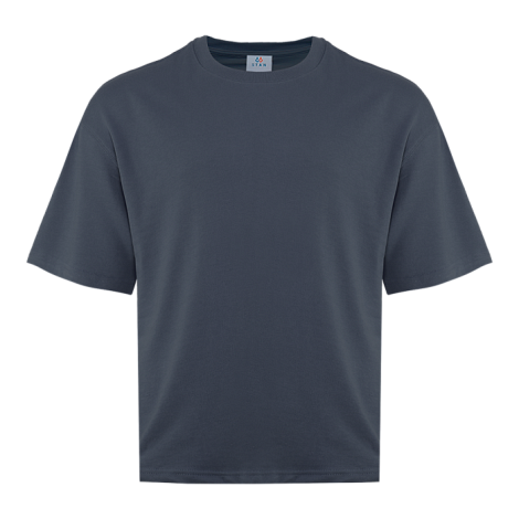 Футболка унисекс оверсайз STAN хлопок/полиэстер 260, 40, Графит,