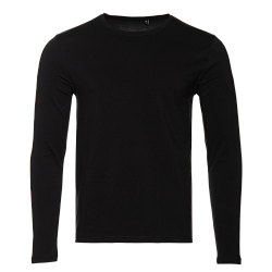 Лонгслив STAN хлопок/эластан 180, 35, Чёрный,