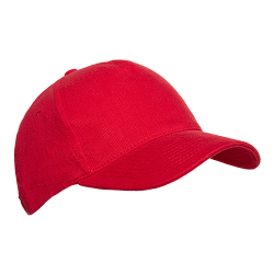 Бейсболка STAN 5 клиньев хлопок 280, 11, Красный,