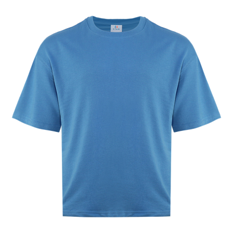 Футболка унисекс оверсайз STAN хлопок/полиэстер 260, 40, Голубой,